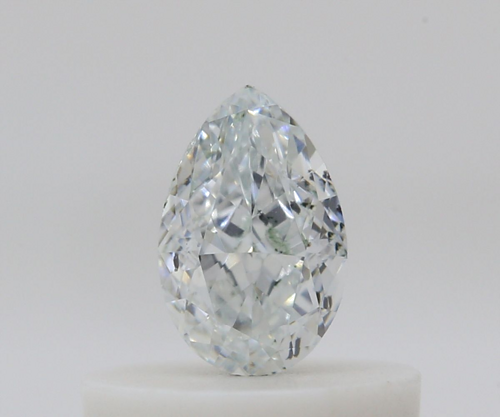 0.29 carat Faint Green-SI2 Natūralus Pear Deimantas (1)