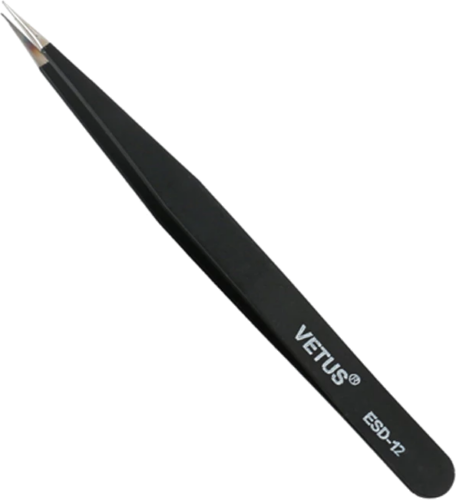 Anti-static jewellery tweezers (for setting diamonds, beads, etc.) (5)