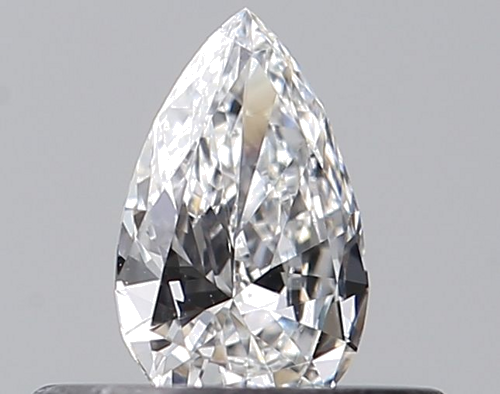 0.24 carat D-VVS2 Natūralus Pear Deimantas (1)