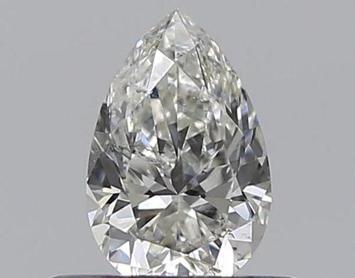 0.4 carat I-SI2 Natūralus Pear Deimantas (1)