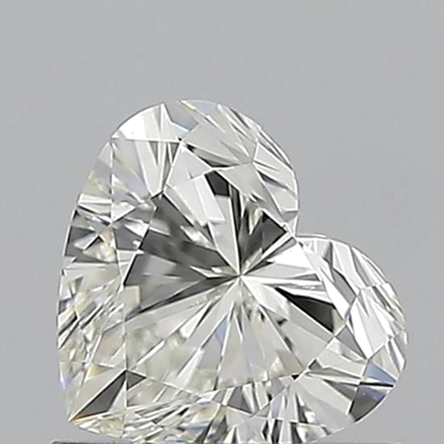 0.74 carat J-VVS1 Natūralus Heart Deimantas (1)