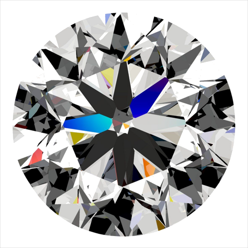 0.3 carat E-SI1 Very Good cut Natūralus Round Deimantas (1)