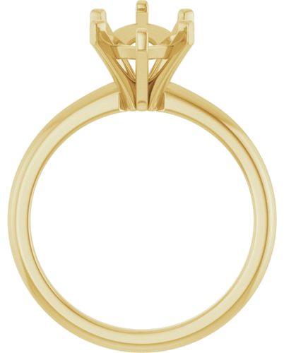 Sužadėtuvių Žiedas 14k yellow gold Marquise 15mm x 7mm (2)