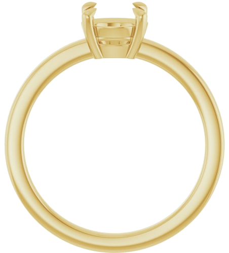 Sužadėtuvių Žiedas „Claw-Prong Solitaire“ 14k yellow gold Round 6.5mm (2)