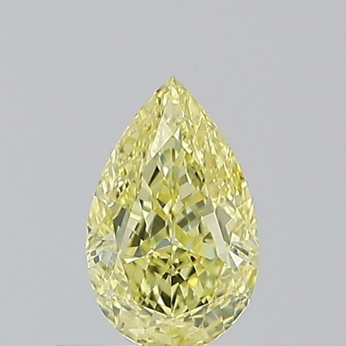 0.54 carat Fancy Intense Yellow-VS1 Natūralus Pear Deimantas (1)
