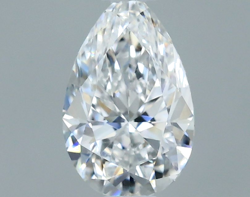 0.37 carat D-VVS2 Natūralus Pear Deimantas (1)