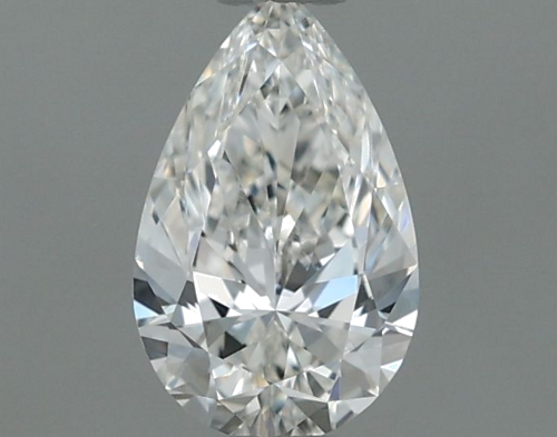 0.53 carat H-IF Natūralus Pear Deimantas (1)