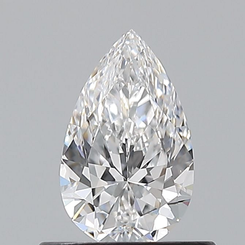 0.53 carat D-VS2 Natūralus Pear Deimantas (1)