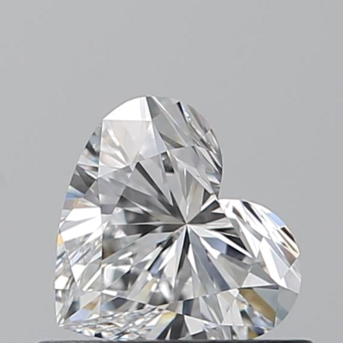 0.55 carat E-VVS1 Natūralus Heart Deimantas (1)