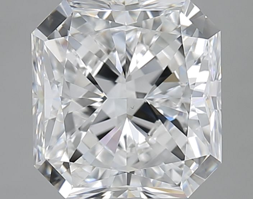 4.01 carat F-VS1 Natūralus Square Radiant Deimantas (1)