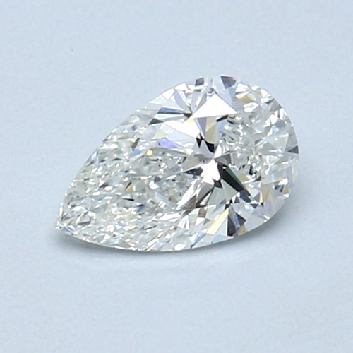 0.51 carat G-VS2 Natūralus Pear Deimantas (1)