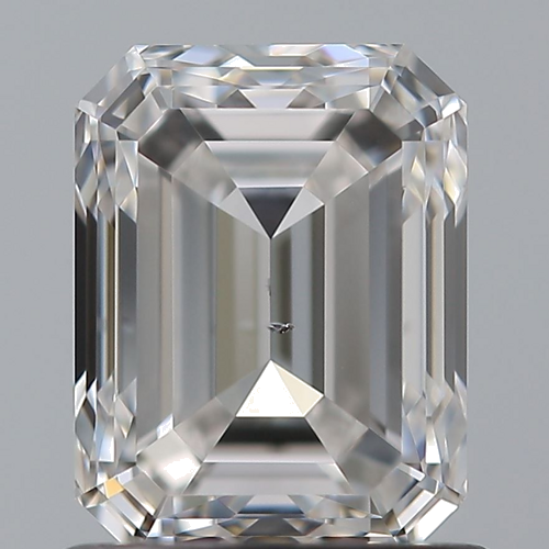 1.22 carat F-SI1 Natūralus Emerald Deimantas (1)