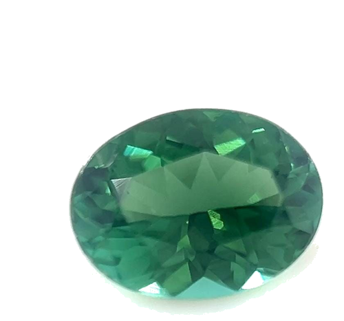 0.65 carat GREEN Oval Tourmaline (1)