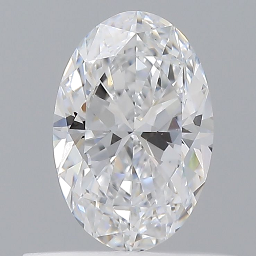 0.5 carat D-VS2 Natūralus Oval Deimantas (1)