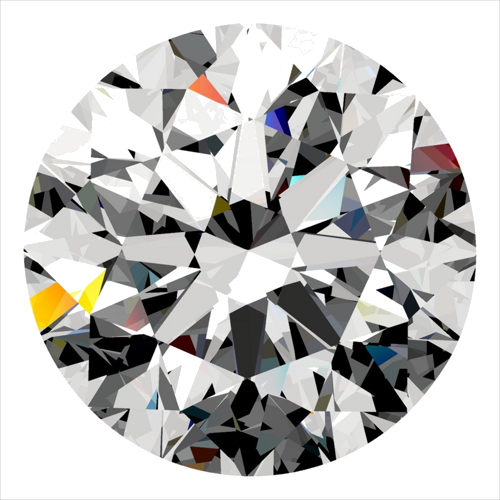 0.3 carat E-VVS1 Very Good cut Natūralus Round Deimantas (1)