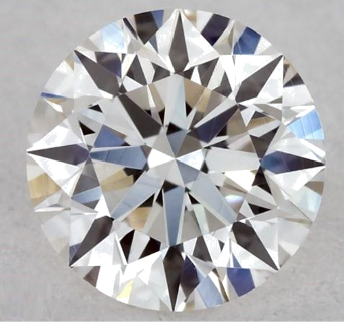 0.37 carat H-VVS1 Excellent cut Natūralus Round Deimantas (1)