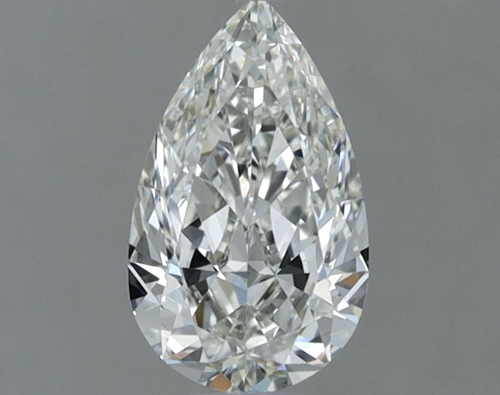 0.51 carat I-VVS2 Natūralus Pear Deimantas (1)