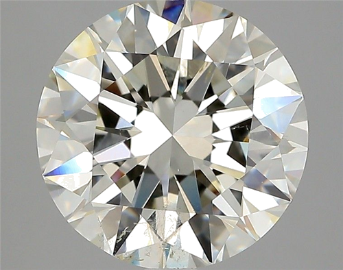 4.08 carat I-SI2 Excellent cut Natūralus Round Deimantas (1)
