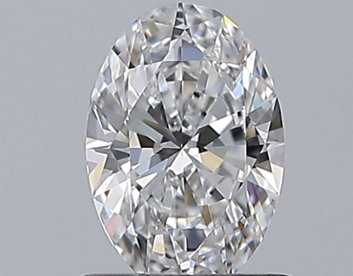 0.71 carat D-VVS2 Natūralus Oval Deimantas (1)