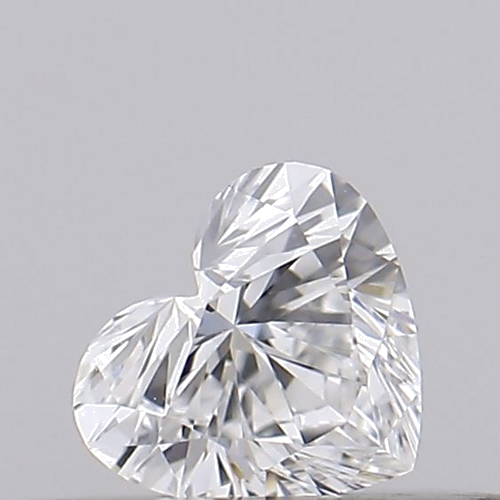 0.15 carat E-VVS1 Natūralus Heart Deimantas (1)