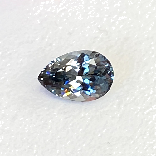 3.55 carat GRAY Pear Spinel (1)