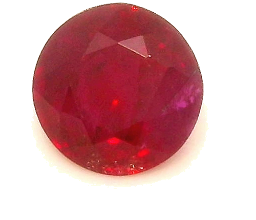 0.56 carat RED Round Rubinas (1)