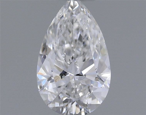 0.26 carat D-SI1 Natūralus Pear Deimantas (1)