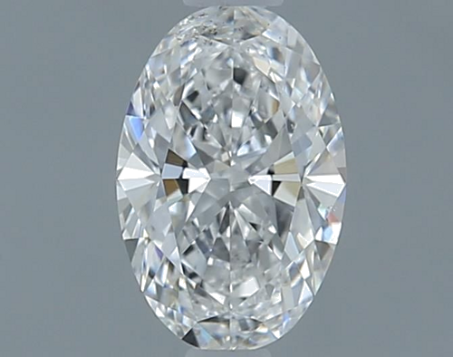 0.5 carat D-SI1 Natūralus Oval Deimantas (1)