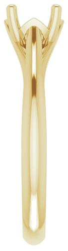 Sužadėtuvių Žiedas „Solitaire“ 585 Geltonojo Aukso Round 6mm (4)