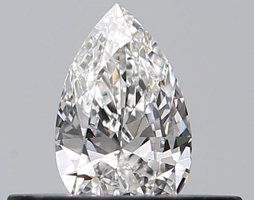 0.23 carat F-VVS1 Natūralus Pear Deimantas (1)