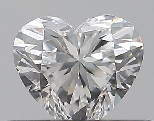 0.31 carat F-VVS1 Natūralus Heart Deimantas (1)