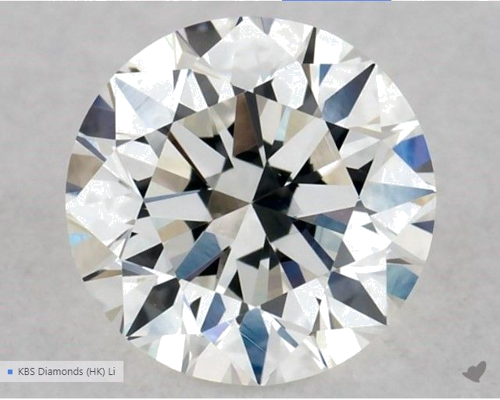 0.57 carat G-VS1 Excellent cut Natūralus Round Deimantas (1)