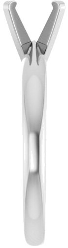 Sužadėtuvių Žiedas „Solitaire“ 585 Baltojo Aukso Round 6.5mm (4)