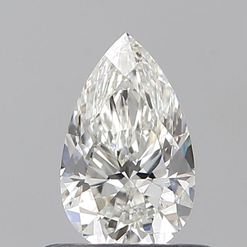 0.5 carat G-VS2 Natūralus Pear Deimantas (1)