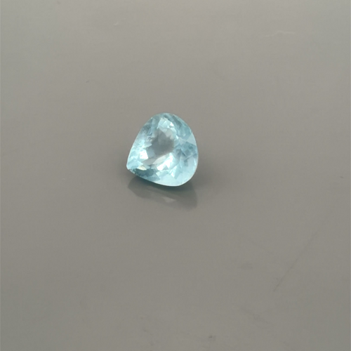 3.2 carat BLUE Pear Aquamarine (1)