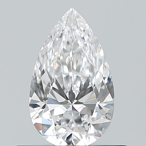 0.52 carat D-VVS2 Natūralus Pear Deimantas (1)
