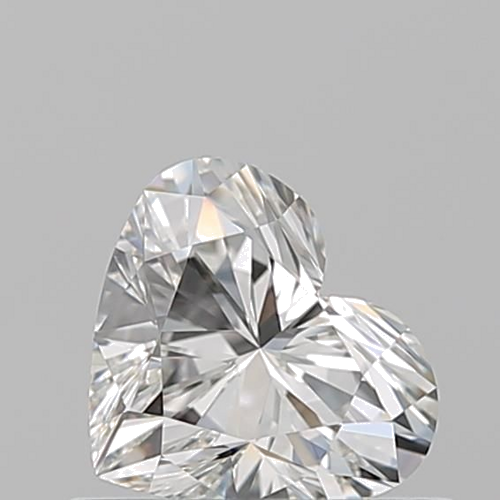 0.51 carat H-VVS2 Natūralus Heart Deimantas (1)