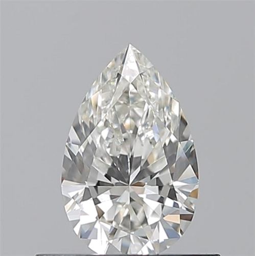 0.5 carat H-VVS2 Natūralus Pear Deimantas (1)
