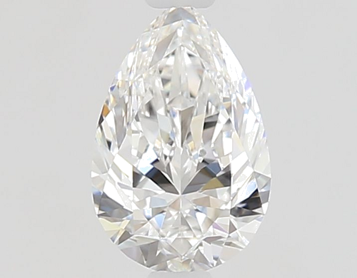0.7 carat E-IF Natūralus Pear Deimantas (1)