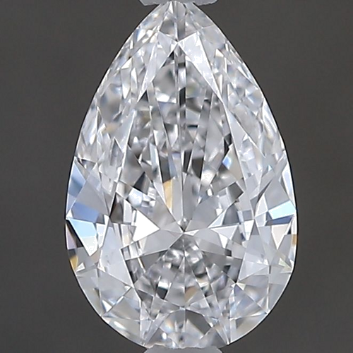 0.5 carat D-VVS2 Natūralus Pear Deimantas (1)