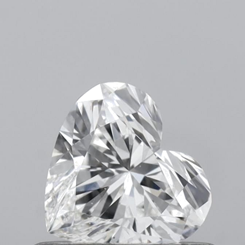 0.51 carat H-SI1 Natūralus Heart Deimantas (1)