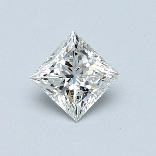 0.5 carat H-VVS2 Natūralus Princess Deimantas (1)