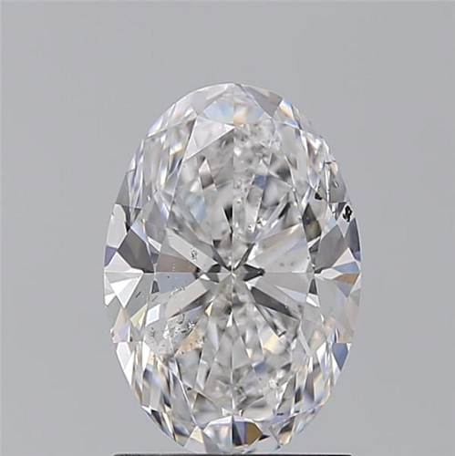 1.7 carat E-SI2 Natūralus Oval Deimantas (1)