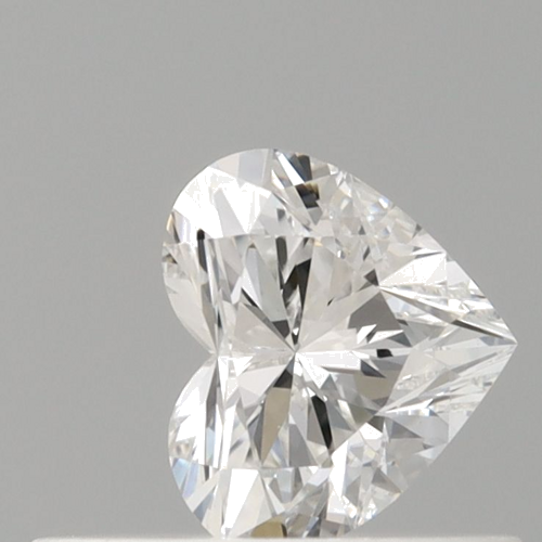 0.32 carat D-VVS2 Natūralus Heart Deimantas (1)
