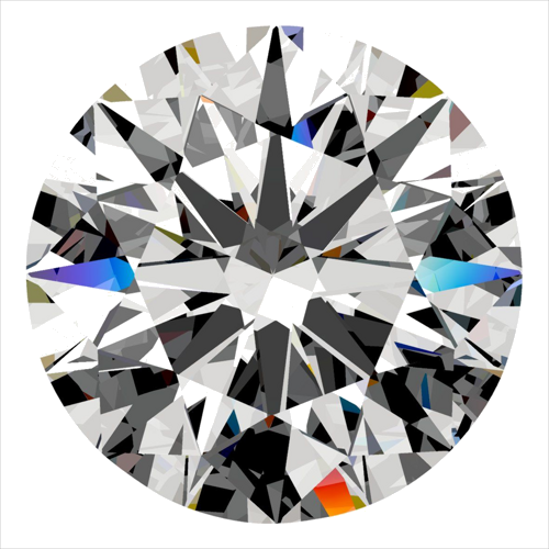 0.33 carat F-SI2 Excellent cut Natūralus Round Deimantas (1)