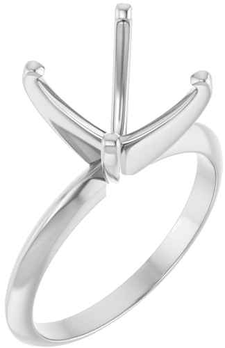 Sužadėtuvių Žiedas „Light Solitaire“ 585 Baltojo Aukso Round 10.2mm x 10.6mm (1)