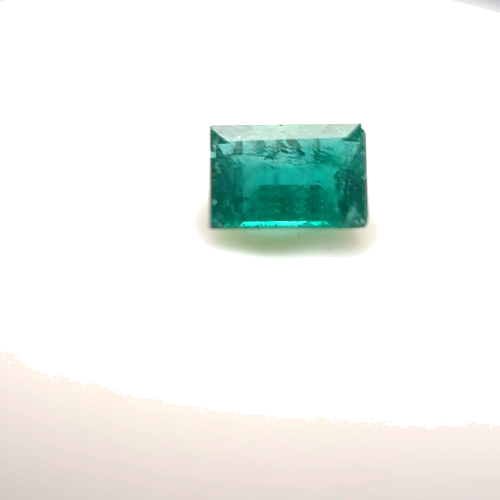 0.51 carat GREEN Baguette Smaragdas (1)
