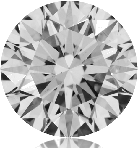 0.5 carat F-VS1 Excellent cut Natūralus Round Deimantas (1)