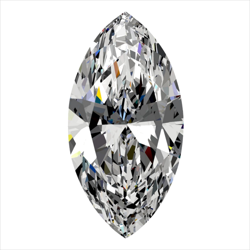 0.3 carat F-VS1 Natūralus Marquise Deimantas (1)