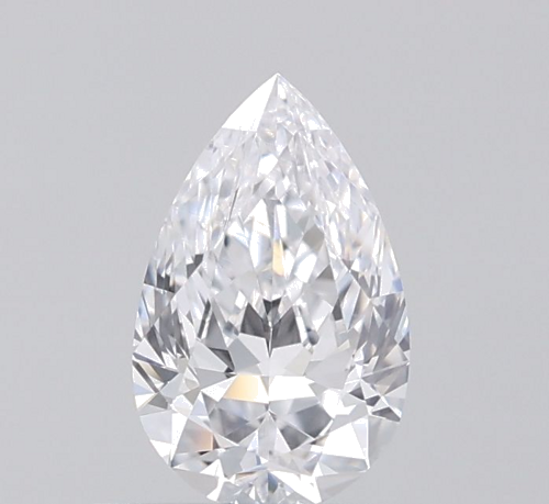 0.51 carat D-VS1 Natūralus Pear Deimantas (1)